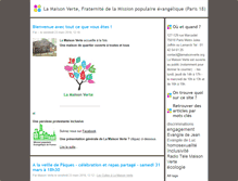 Tablet Screenshot of blog.lamaisonverte.org